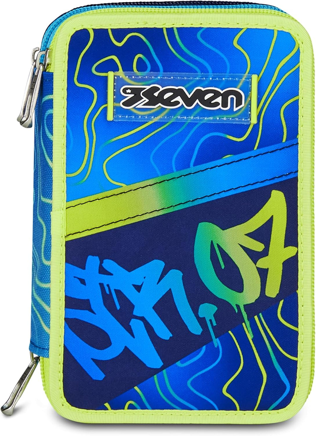 Seven, Mäppchen, Mehrfarbig, Federtasche für Schreibwaren, Etui mit Stiften, Kugelschreiber, & mehr,