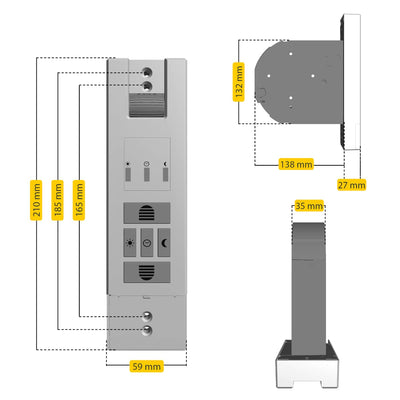 Schellenberg 22728 Elektrischer Rolladen Gurtwickler RolloDrive 65 Premium, Funkgurtwickler für Smar