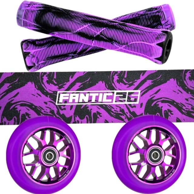 Fantic26 Stunt-Scooter Trick Roller Ersatzteile Bundle I Ethic DTC Slim Griffe mit Integrierten Bare
