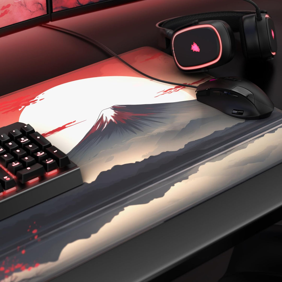 TITANWOLF - XXL Speed Gaming Mauspad 900 x 400mm - XXL Mousepad - Tischunterlage Large Size - verbes
