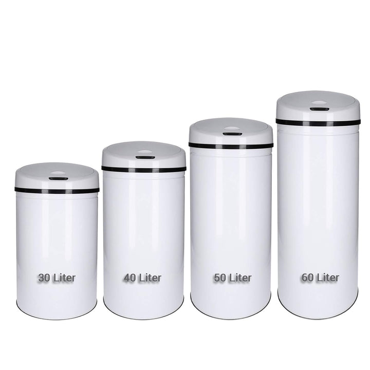 TALK-POINT Sensor- Abfallbehälter 30-60 Liter mit Abfallbeutelbefestigung, elektrischer Mülleimer, l