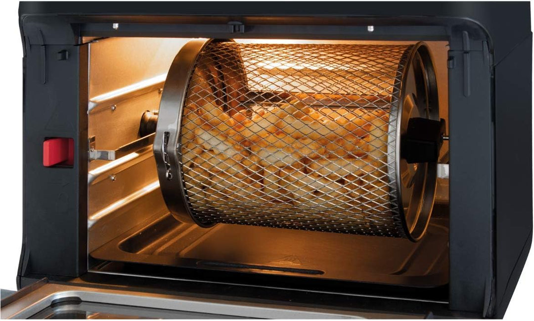 Clatronic Heissluftfritteuse | XXL Heissluftfritteuse | 11 Liter | Minibackofen | LED-Touchscreen |