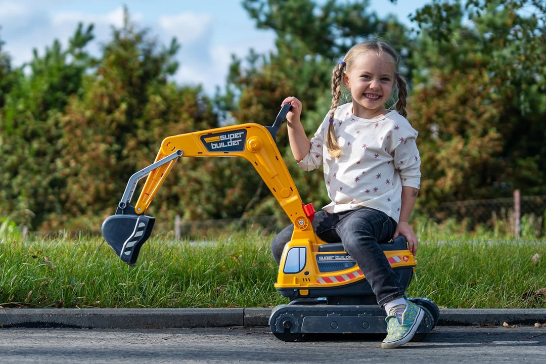 Falk Edel Sandbagger Power Shift Sitzbagger mit Rädern Falk - 100 – Fahrrad und Fahrzeug für Kinder