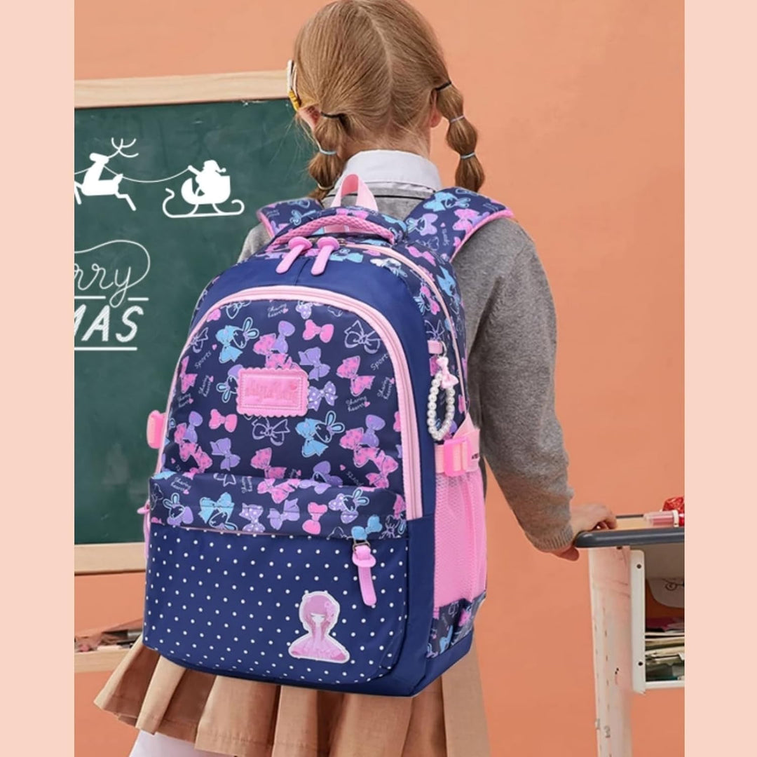 Amythe Schulranzen für Mädchen, Kinderrucksack Schultasche Mädchen 1-5. Klasse Leichte Wasserdichte