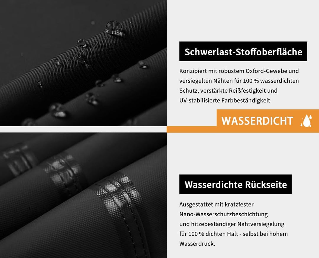 Dokon Abdeckung für Tischtennisplatte, Wasserdicht, Winddicht, UV-Beständiges, Schwerlast Reissfest