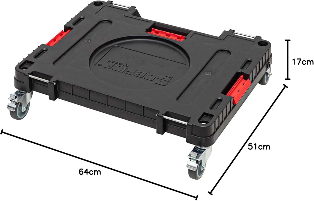 Qbrick System Transportroller One Transport Platform Workshop Black Rollbrett für Werkstatt Garage W