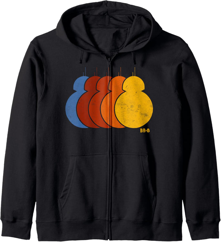 Star Wars BB-8 Retro Rainbow Kapuzenjacke