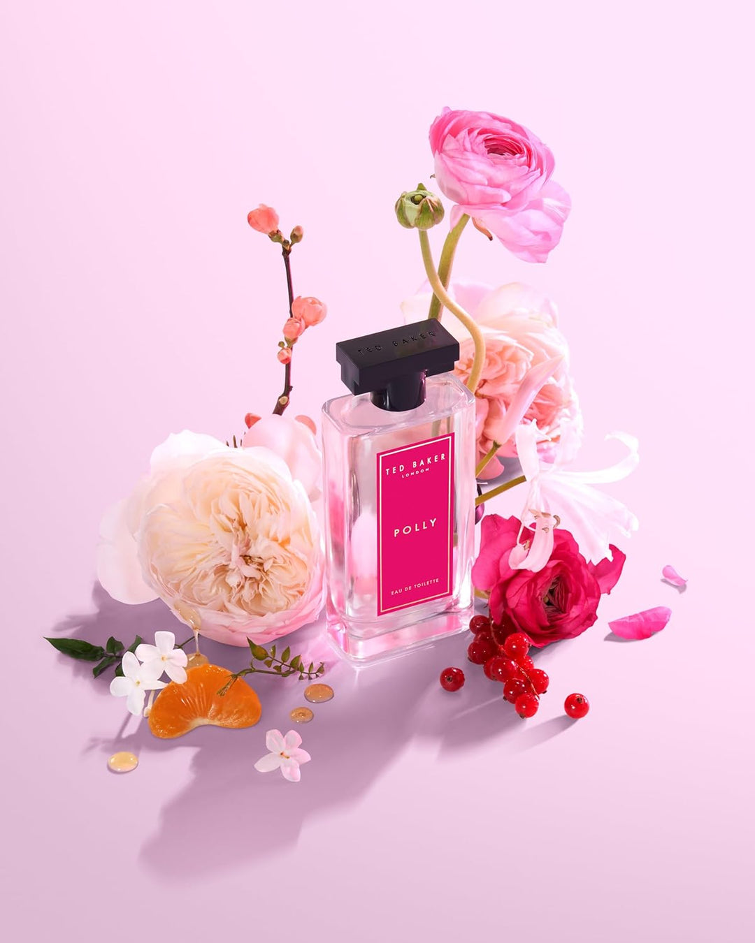 Ted Baker Floret Polly EDT, Pfirsich- und Mandarinen-Kopfnoten mit Jasmin- und Geissblatt-Basisnoten