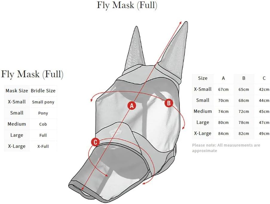 LeMieux Armour Shield Pro Fly Mask Full Fliegenmaske X-Small grau, X-Small grau