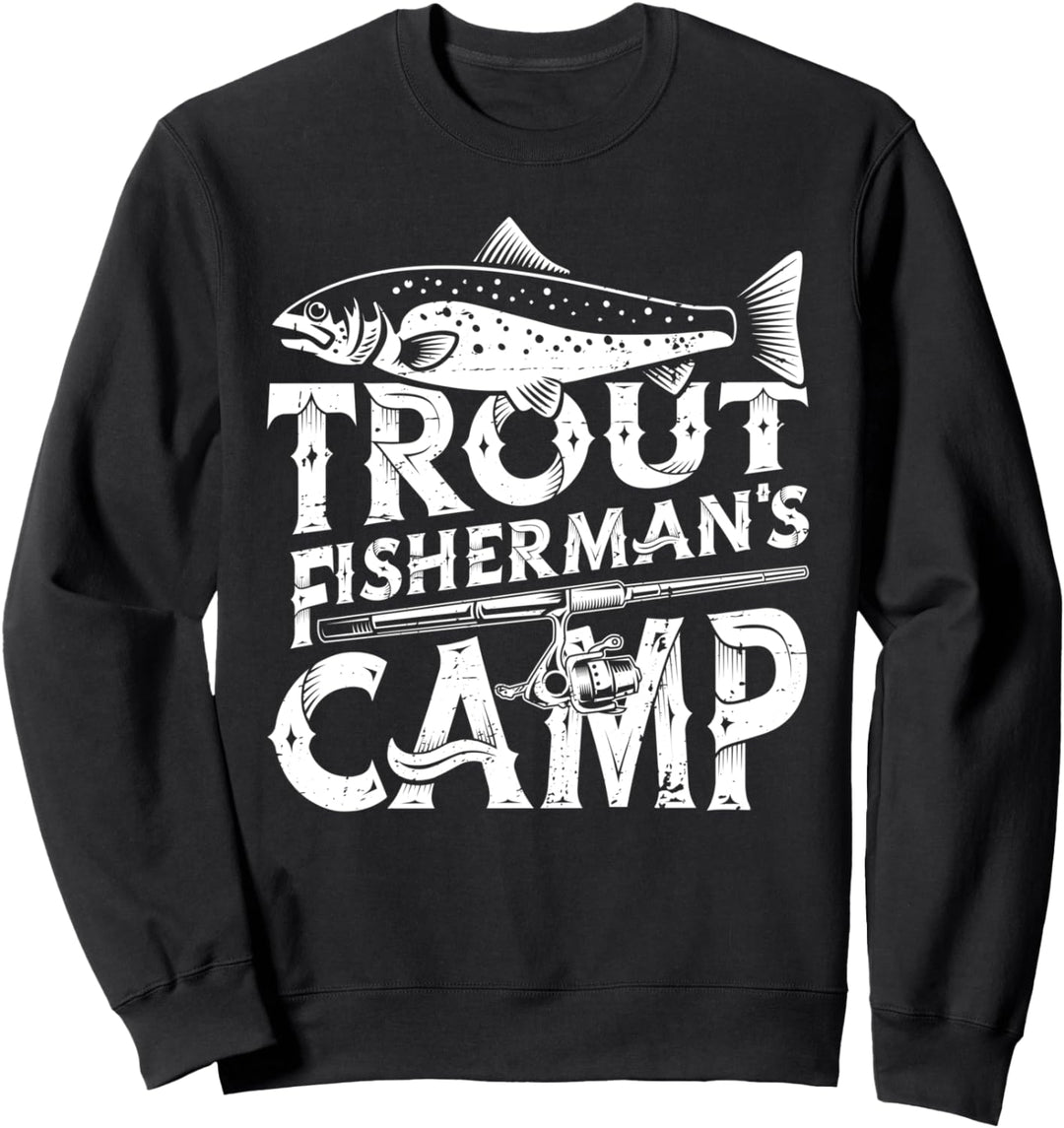 Angeln Fischer - Fischen Angler Trout Fishing Sweatshirt