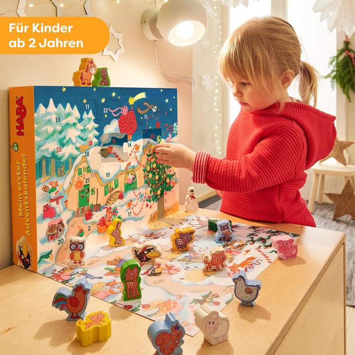 HABA 304902 - Mein erster Adventskalender Bauernhof, für Kinder ab 2 Jahren, Bauernhof