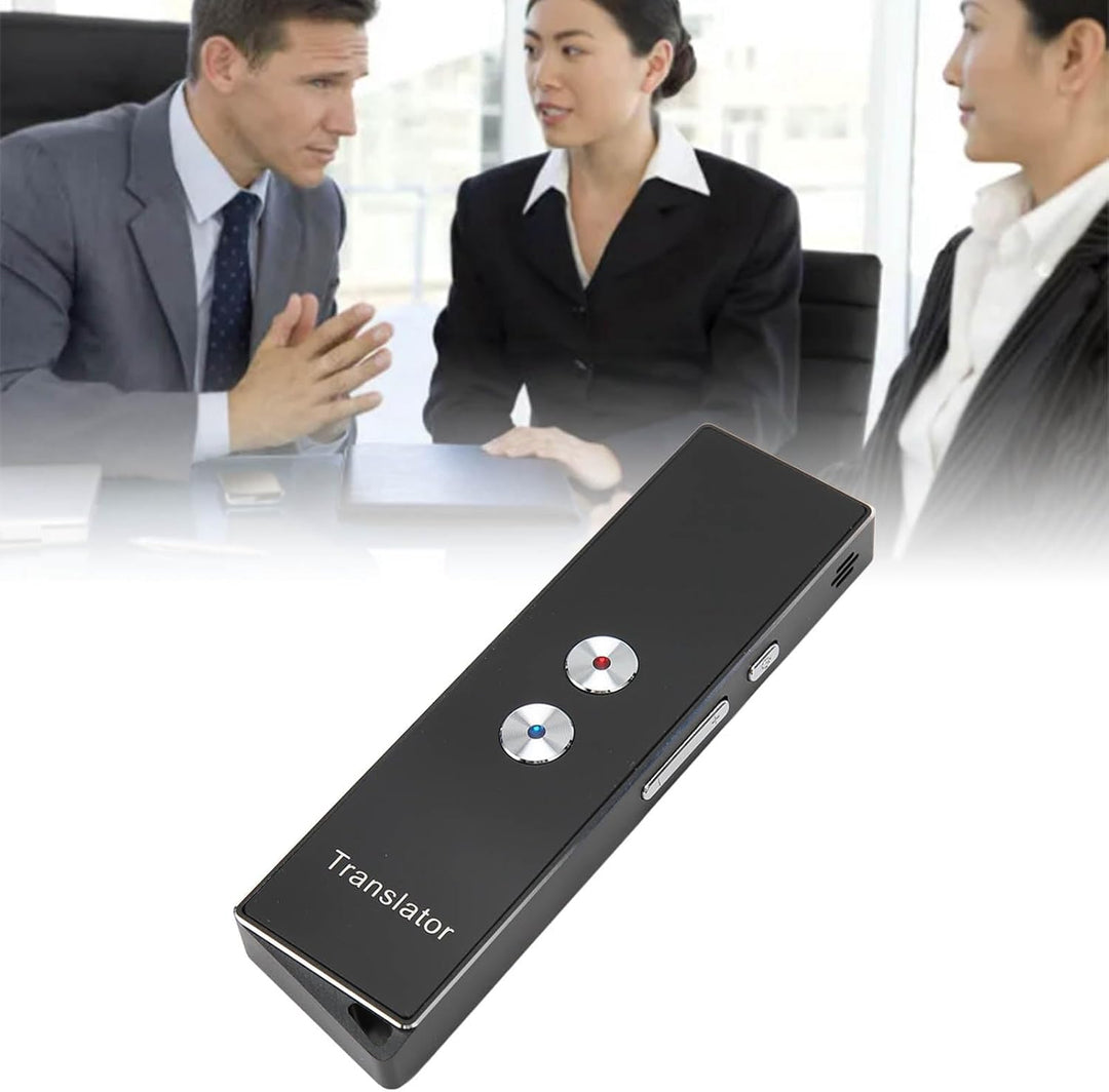 Sprachübersetzer Gerät, Bluetooth Sofortübersetzer mit Sprachausgabe Tragbarer Übersetzungsgerät, fü