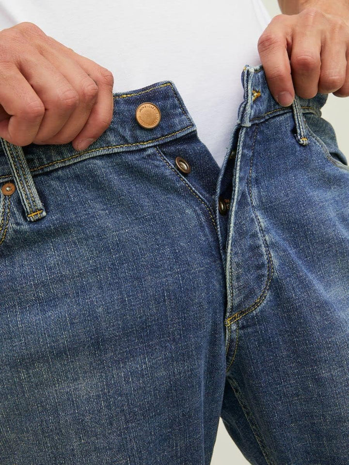JACK & JONES Herren Jeanshose 31W / 34L Blue Denim, 31W / 34L Blue Denim