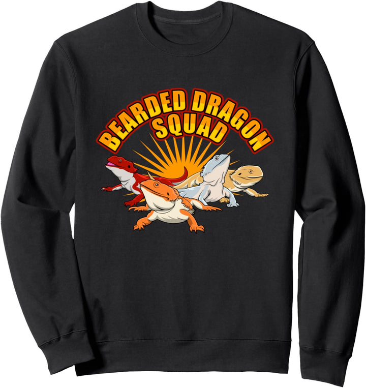 Bearded Dragon Squad Reptilien Eidechse Sweatshirt