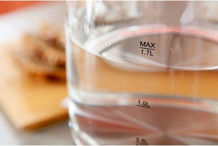 eldom C510 Glas Wasserkocher mit Temperatureinstellung (40°C-100°C) | 1,7 Liter Kapazität | Warmhalt