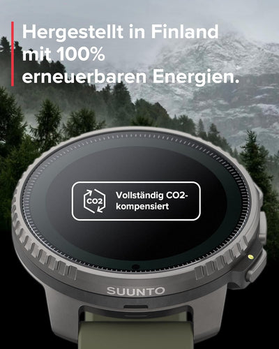 SUUNTO Vertical Abenteuer Uhr - GPS Smartwatch, Akkulaufzeit bis zu 65 Tagen, Militärgeprüftes Gehäu