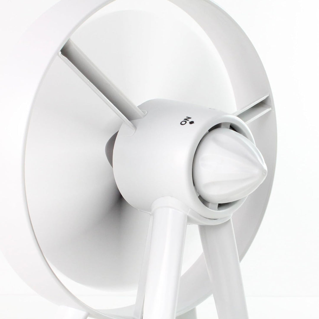 Ventilator für den Schreibtisch, Safe Blade zum Aufstellen, 3 Flügel aus weichem Gummi, Smart-Motor,