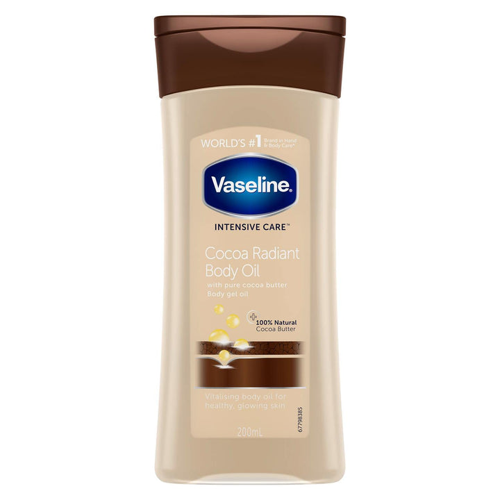 Vaseline Total Moisture Cocoa Radiant Body Gel Oil – 6,8 oz – 2 Stück Vaseline