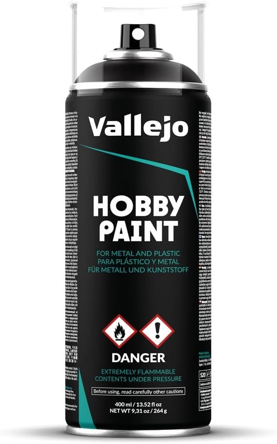 Vallejo AV28012 Spray Vallejo Nero (400Ml)