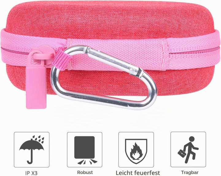 co2CREA Case Harte Reiseschutzhülle Etui Tasche für Logitech Pebble Mouse 2 M350s /M350 Pebble/Logit