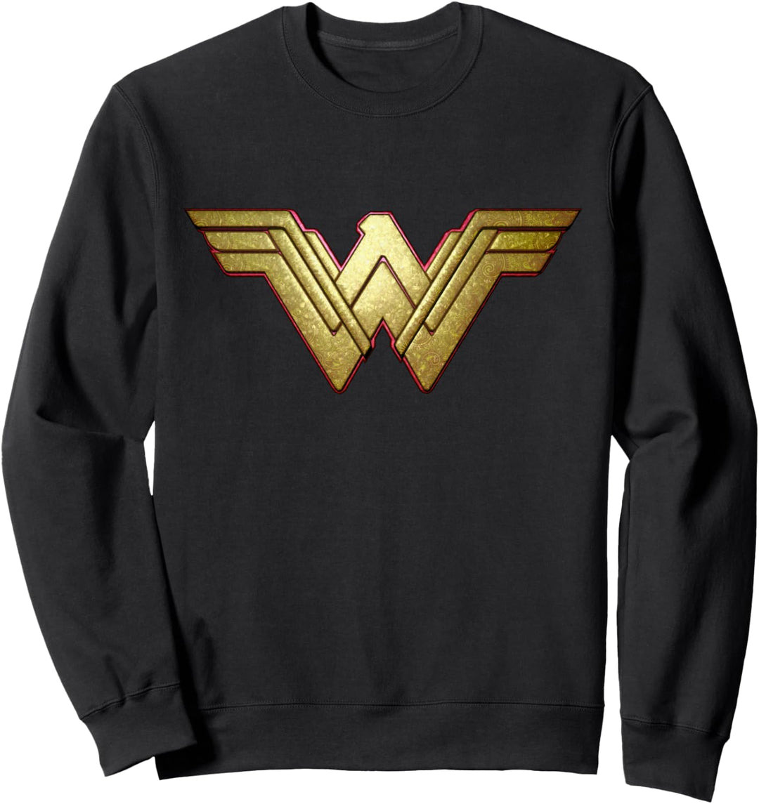 DC Wonder Woman-Logo 3D Paisley Sweatshirt
