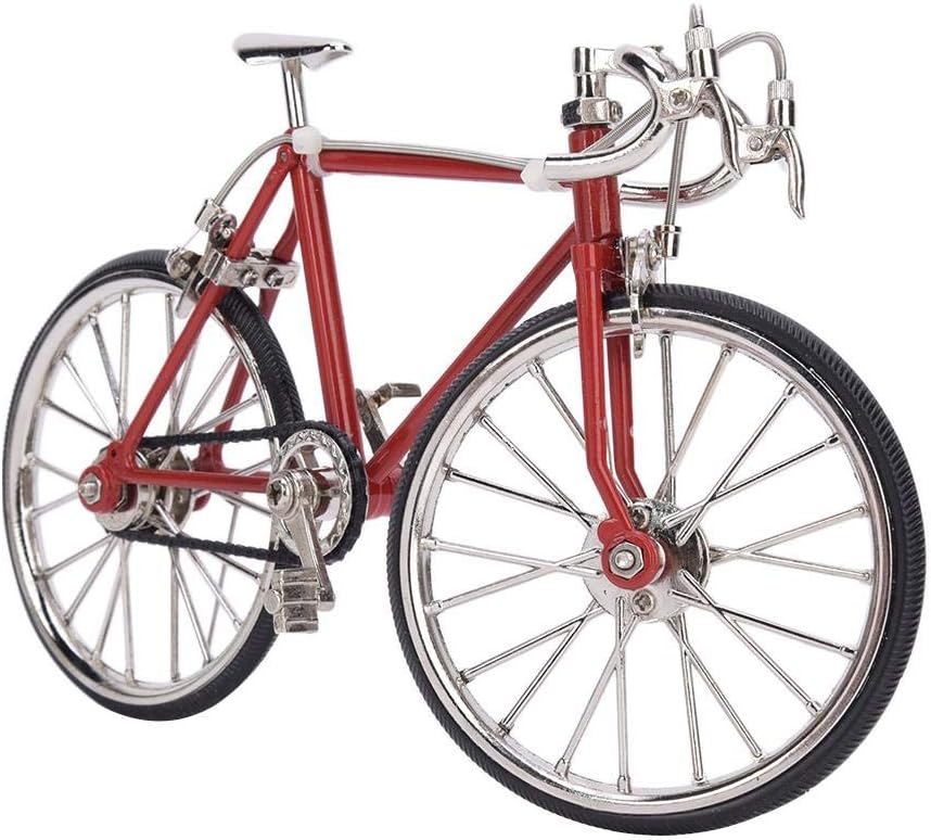 1:12 Mini Puppenhaus Fahrrad realistische Legierung Miniatur Fahrrad Fahrzeugmodell Spielzeug Puppen
