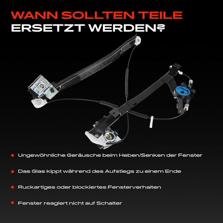 Frankberg Fensterheber Vorne Links Kompatibel mit Mondeo III B5Y B4Y BWY Alle Motoren 2000-2007 1417
