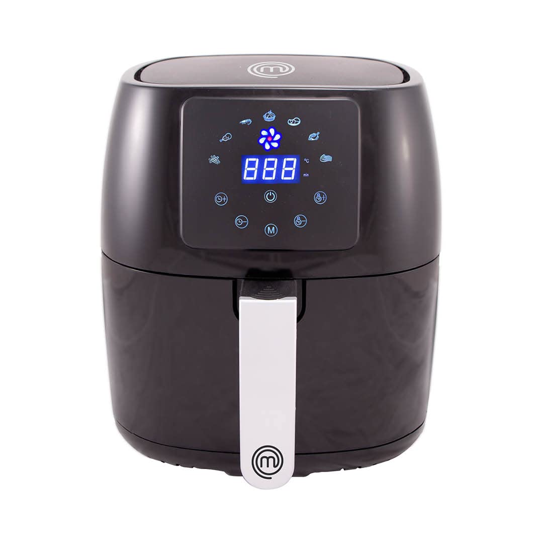 MasterChef Heissluftfritteuse 4,5L Airfryer 1400W, Fritteuse Heissluft ohne Fett für 2-4 Personen, H