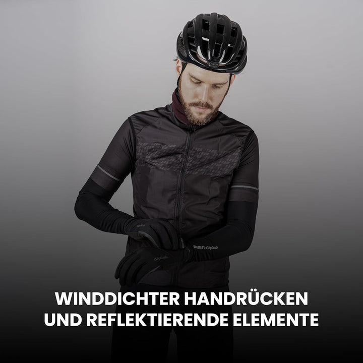 GripGrab Hurricane 2 Winddichte Frühling Herbst Fahrrad Übergangshandschuhe Gepolsterte rutschfeste