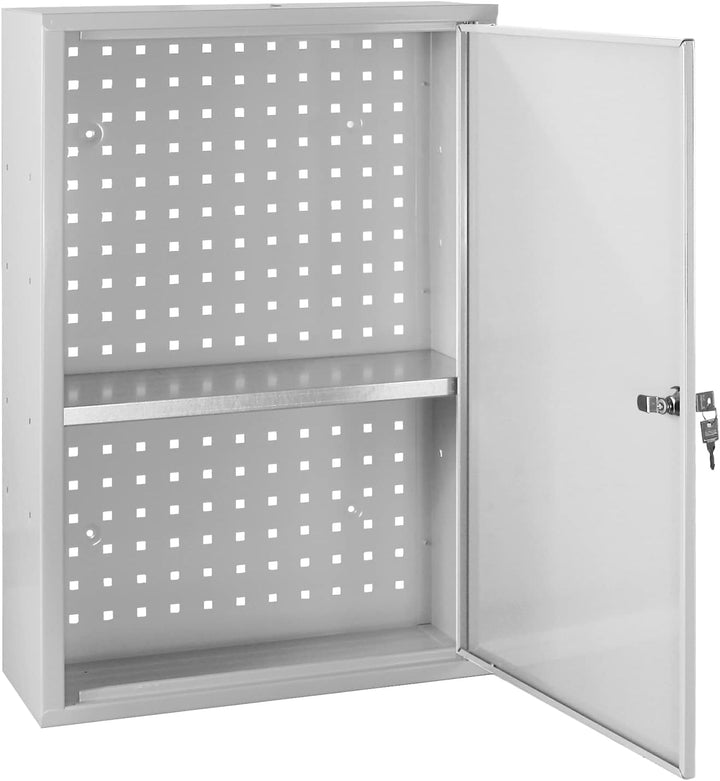 ADB Betriebseinrichtungen GmbH Werkzeug-Wandschrank mit 1 Tür,1 FB,RAL7035/7035