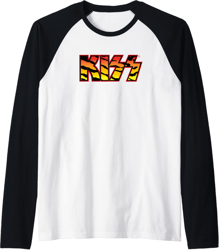 KISS - Logo animalisieren Raglan
