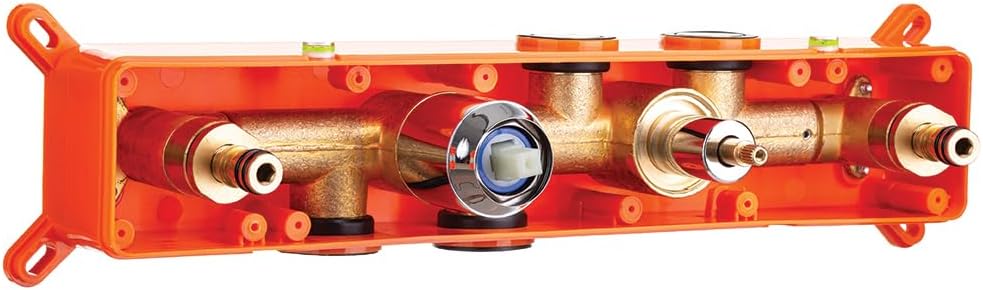 KOLMAN Unterputz Batterie Komplett Set POLA Chrom Badarmatur verdeckter Einbau Mischer