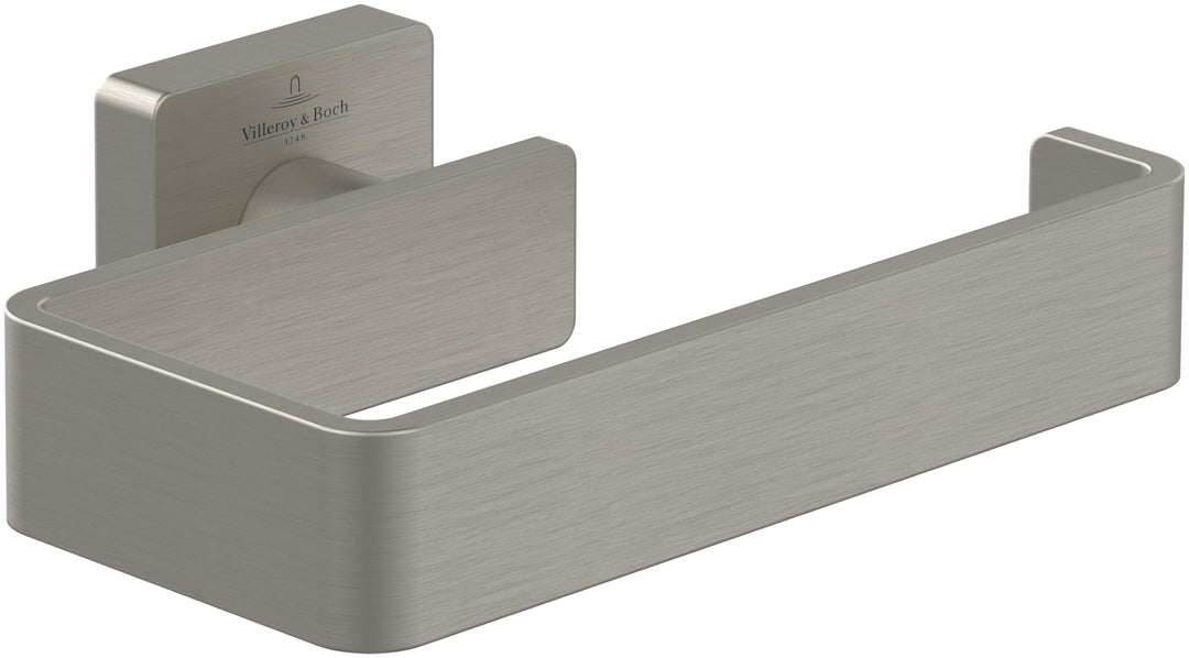 Villeroy & Boch Elements Striking Toilettenpapierhalter ohne Deckel, Klopapierhalter für Wandmontage