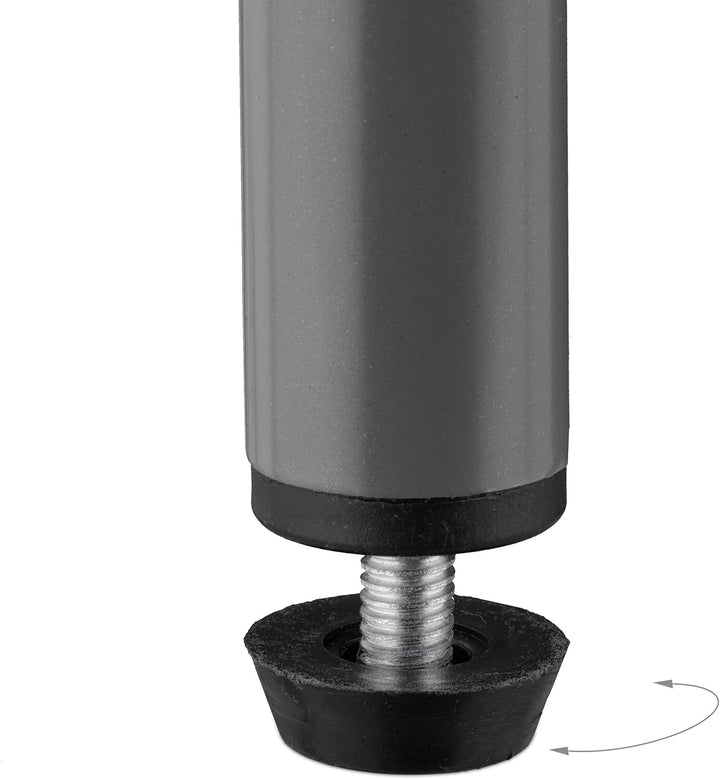 Relaxdays Kofferständer, klappbar, Gepäckständer aus Metall, HxBxT: 55 x 67 x 43 cm, Kofferablage, H