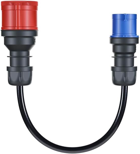 go-e Adapterset für Gemini flex 11 kW Ladestation auf CEE rot 32A / CEE blau 16 A / 230V Haushaltsst