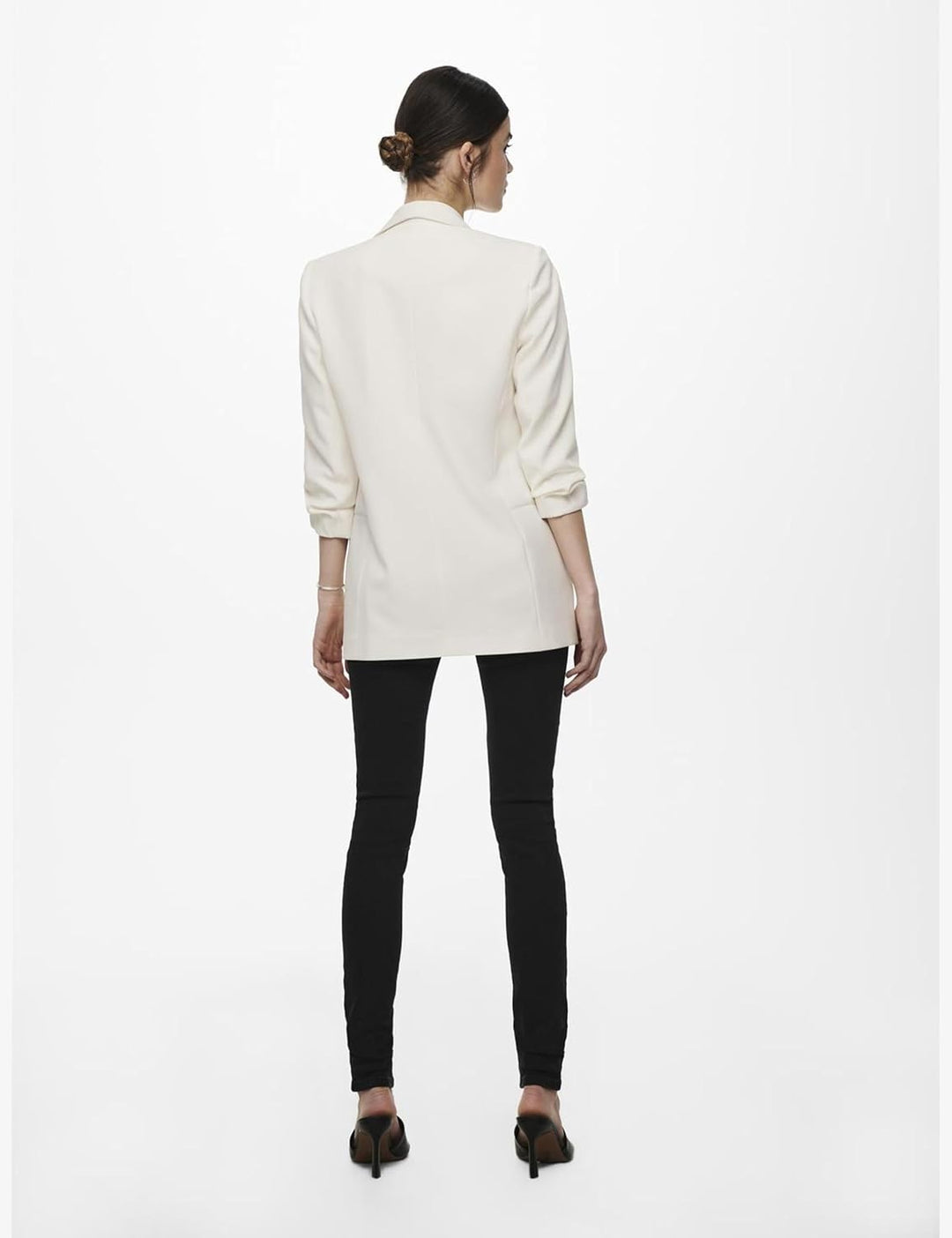 ONLY Female Blazer Langer Blazer 34 Cloud Dancer, 34 Cloud Dancer