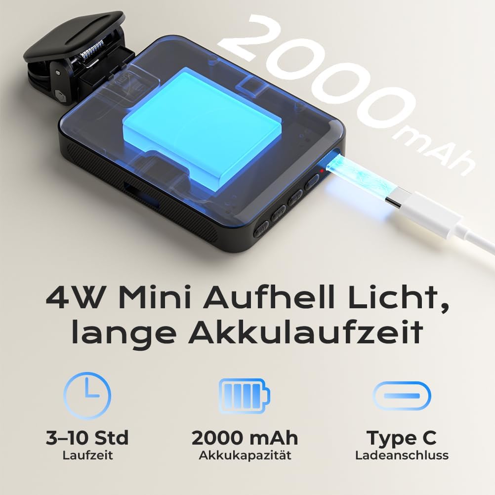 OUSFOT Selfie Licht 128LED 3000K-6500K Handy Licht RGB-Modus 8 Farben mit Einstellbarer Helligkeit,