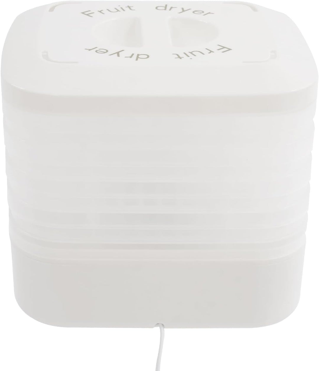Dörrautomat Edelstahl, 160W Dörrgerät mit 5 Tabletts, 48h-Timer Dehydrator mit LED-Anzeige für Leben