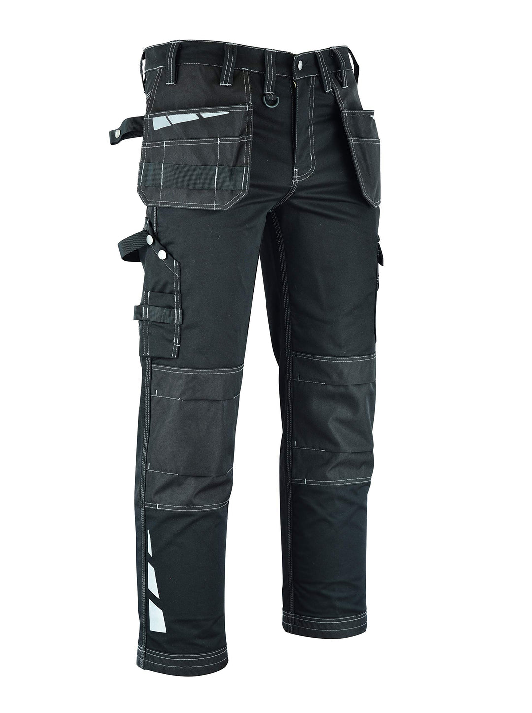 MS9 Herren Arbeitshose Bundhose Cargohose mit Holstertaschen Werkzeugtaschen Multifunktions und Knie