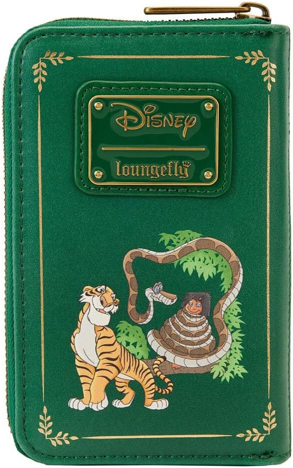 Loungefly Zip Around Purse Jungle Book Nue offiziell Disney Grün One Size Einheitsgrösse Mehrfarbig/