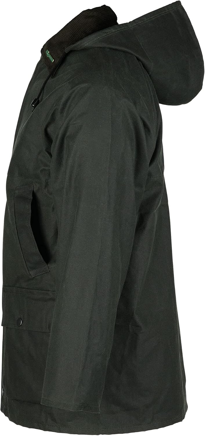 Romneys Wachsjacke Country – klassische englische Outdoorjacke aus gewachster Baumwolle, wasserdicht