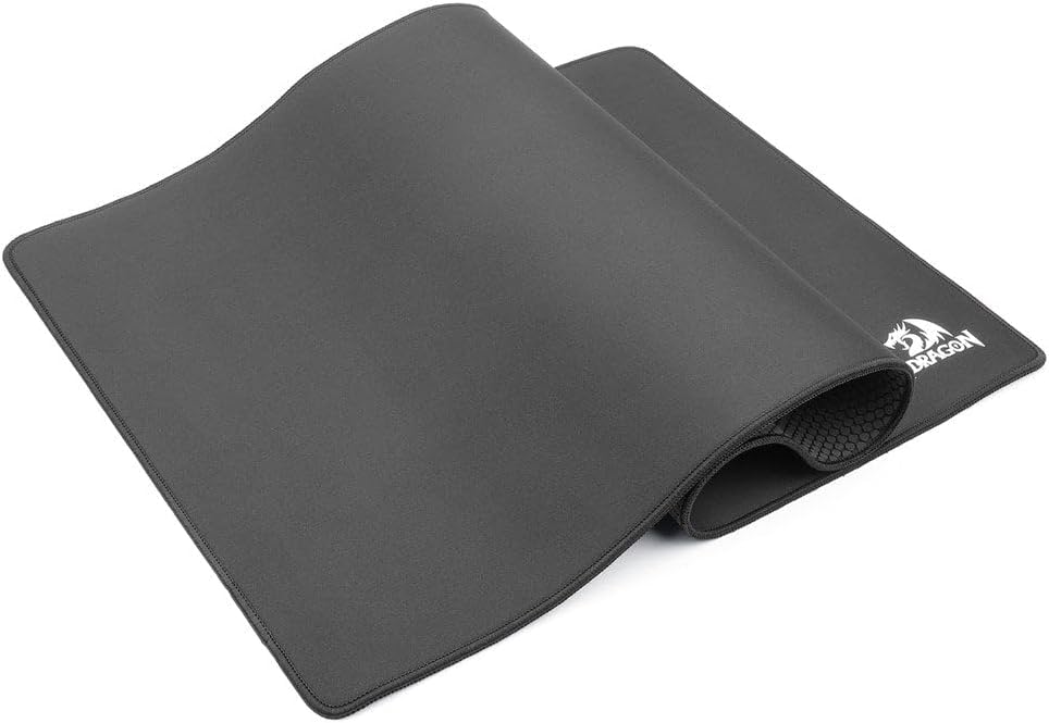 REDRAGON P032 Flick XL Mousepad Mauspad mit genähten Kanten, wasserdicht, für Arbeit, Spiele, Büro,