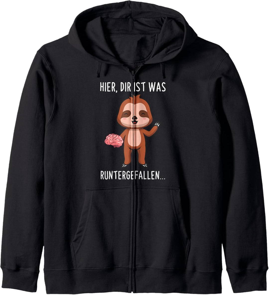 Hier Dir Ist Was Runtergefallen Lustiges Spruch Kapuzenjacke