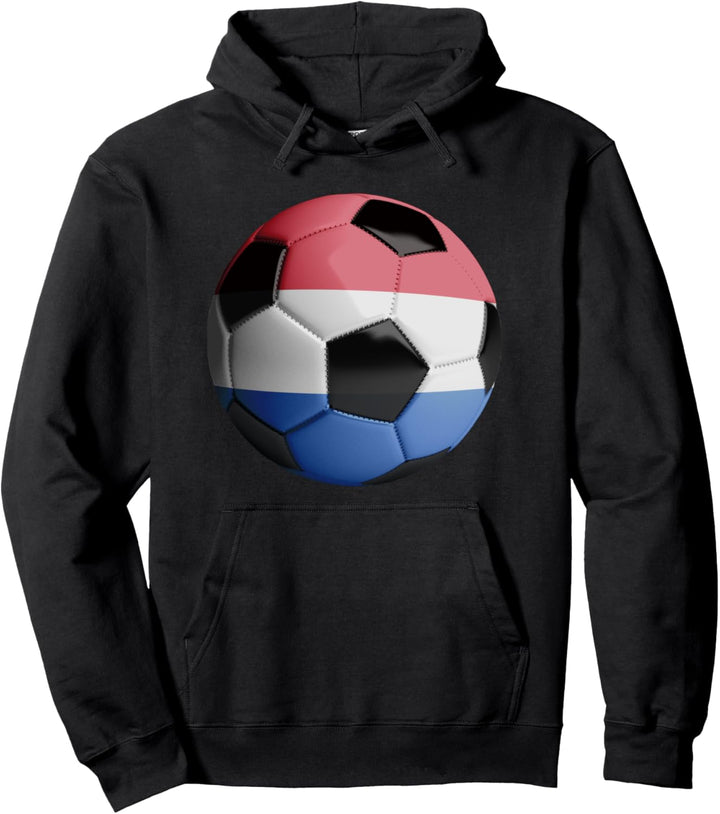 Niederlande Flagge Fussball Pullover Hoodie