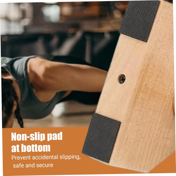 Liegestützgriffe für den Boden, 1 Paar, 25, 4 cm, Holz-Liegestützstange, robuste Liegestützgriffe, r