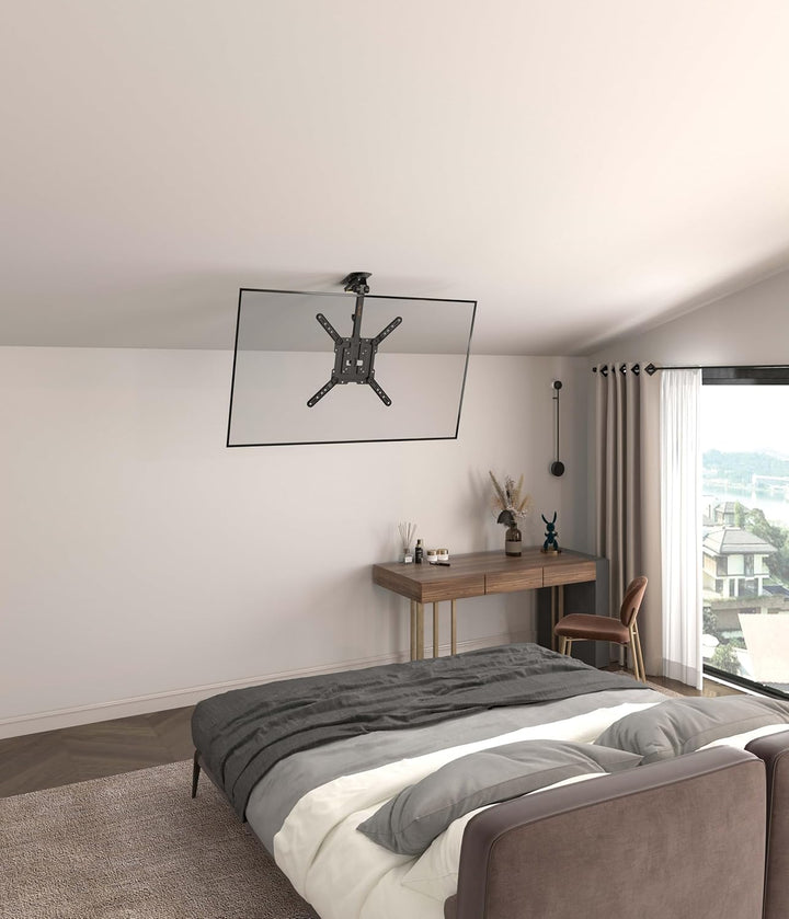 mywall Klappbare TV-Deckenhalterung HL45-3L, Tragkraft bis 20 kg 23"-55" Bildschirme Einstellbare Hö