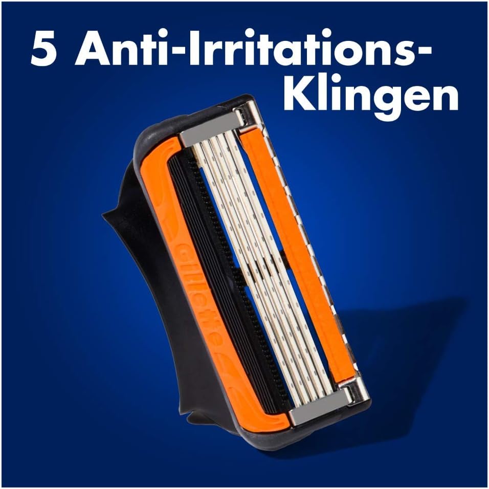 Gillette ProGlide Power Rasierklingen, 4 Ersatzklingen für Nassrasierer Herren mit 5-fach Klinge, 4e