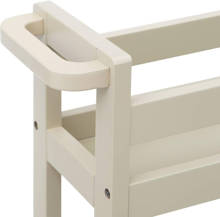 5five - servierwagen mit Rollen 3 Ebenen colorama naturbeige