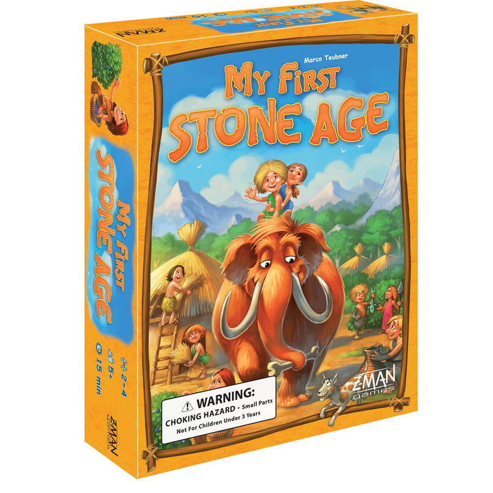 Z-Man Games ZMG71265 Board Game & Extension Meine erste Steinzeit, Meine erste Steinzeit