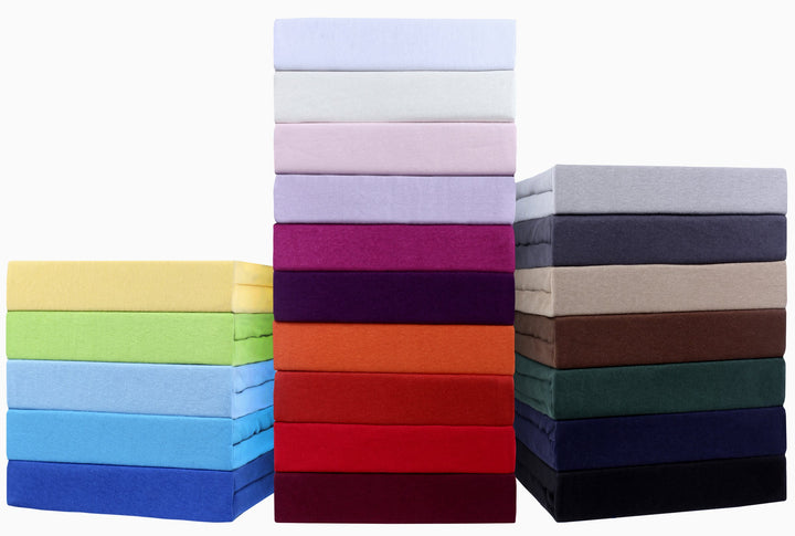 NatureMark Premium Wasserbetten &amp; Boxspringbetten Spannbettlaken Jersey 180x200cm bis 200x220cm Farb